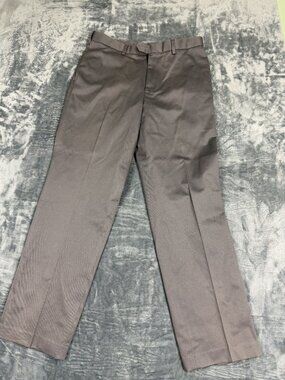 Perry Ellis Portfolio Premium Twill Non-Iron Flat Front Dress Pants 34x32  NWT